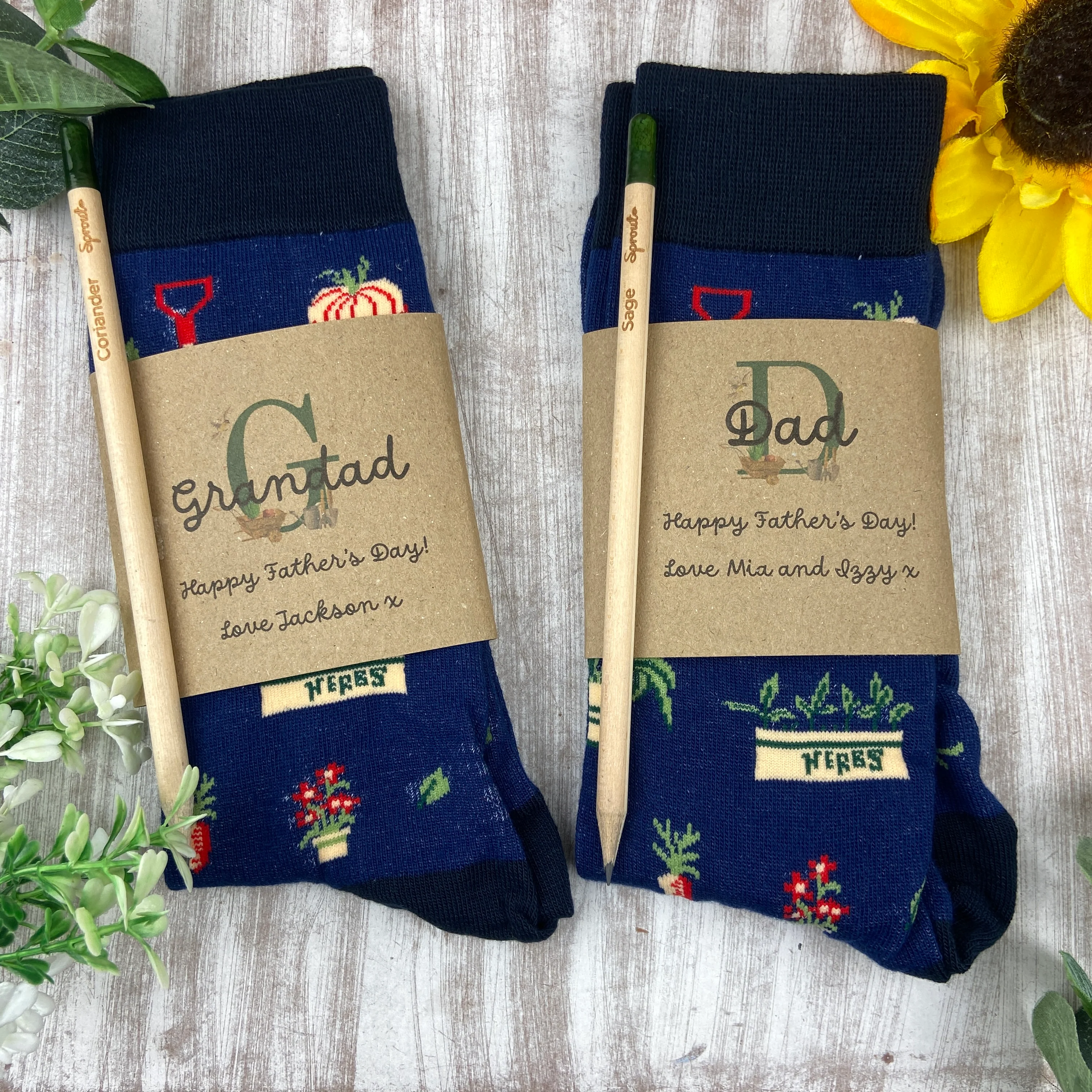 Gardening Design Socks With Plantable Pencil! - Image 10