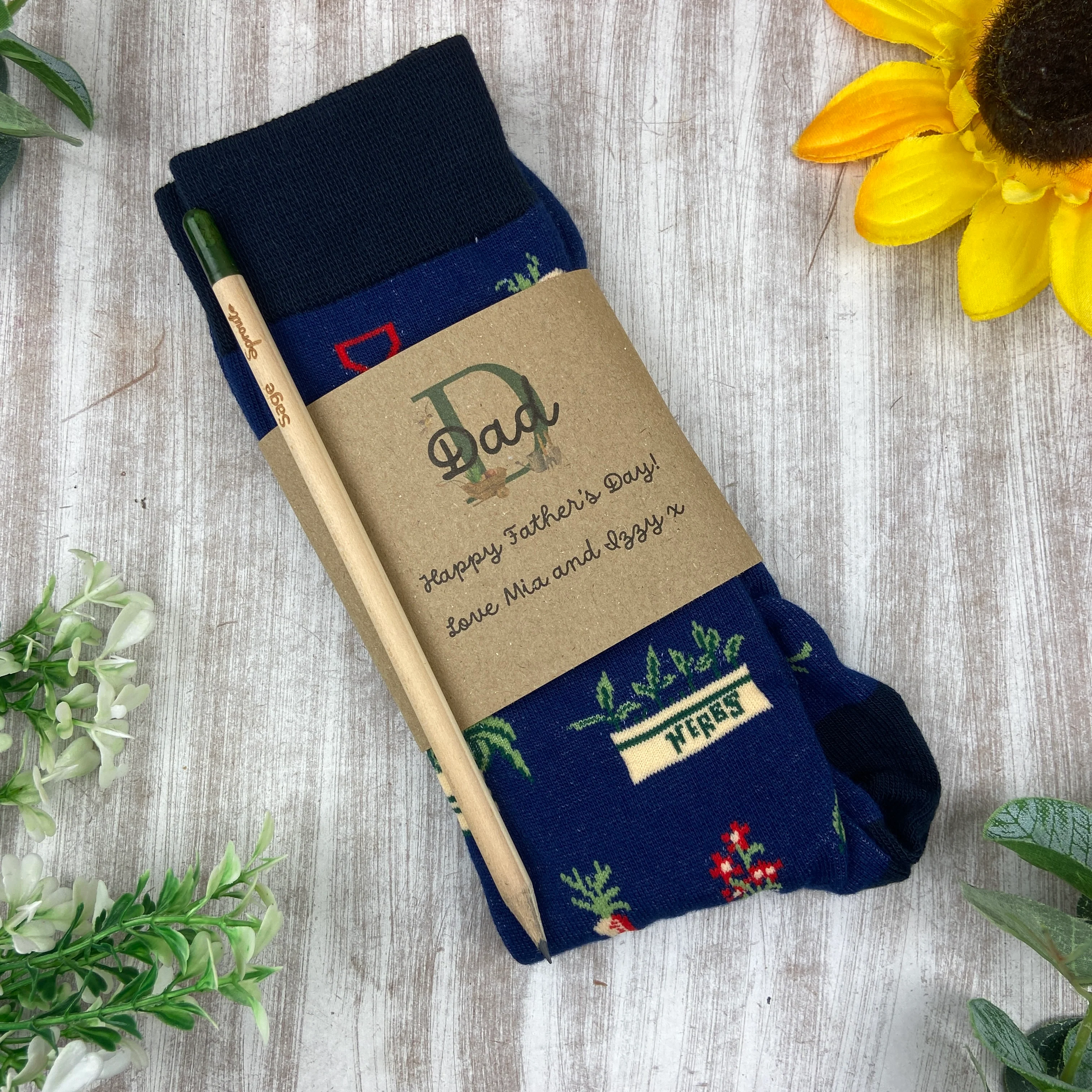 Gardening Design Socks With Plantable Pencil! - Image 12