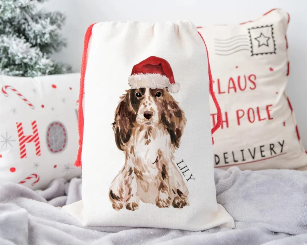 Personalised Dog Santa Sack - Image 5