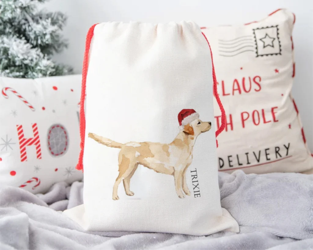 Personalised Dog Santa Sack - Image 6
