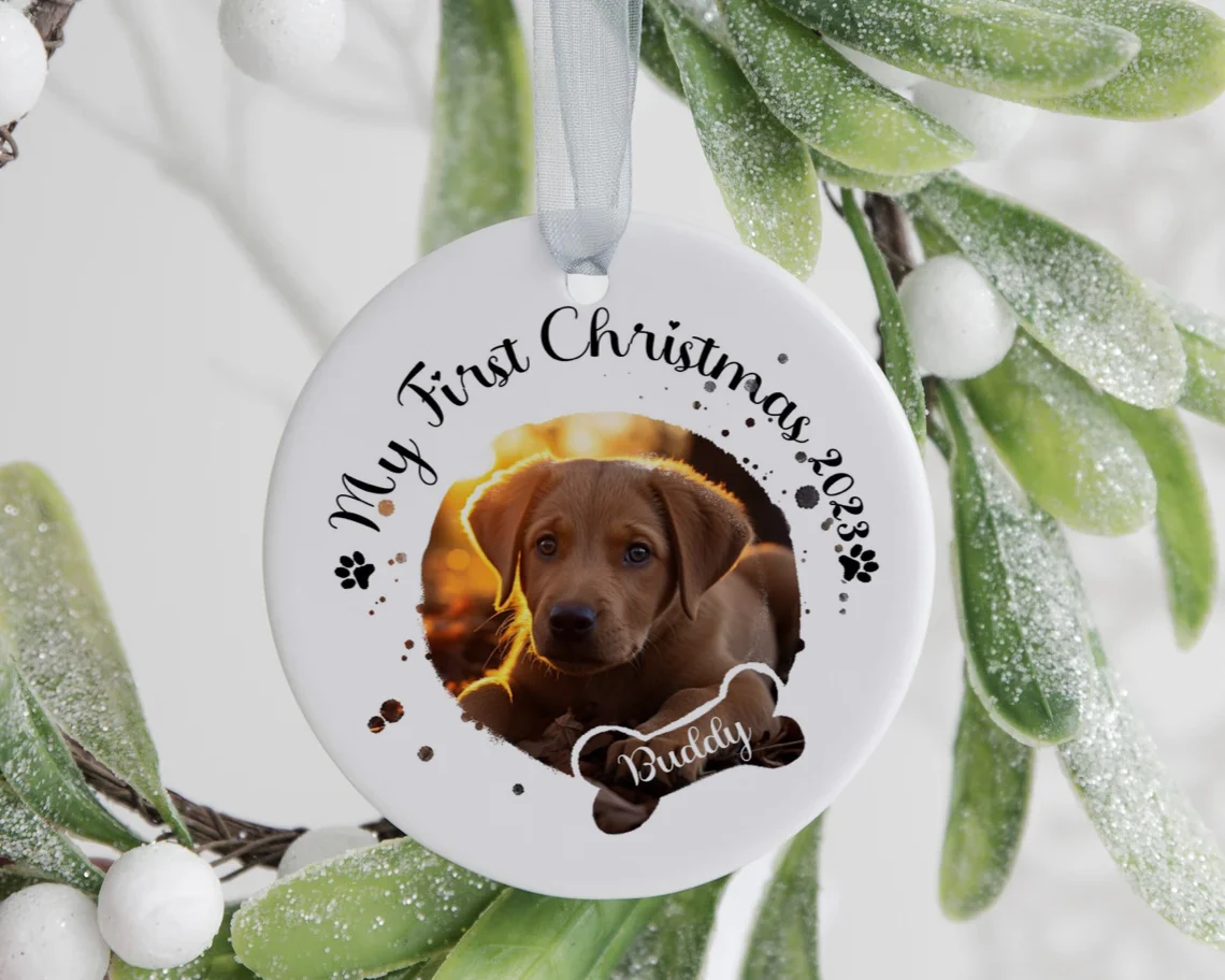 Personalised Dog Christmas Bauble - Image 4