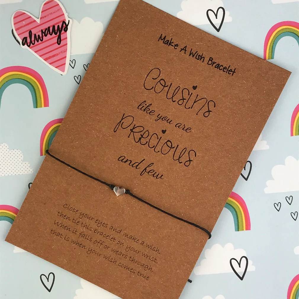 Cousins Like You Are Precious And Few - Wish Bracelet - Image 3