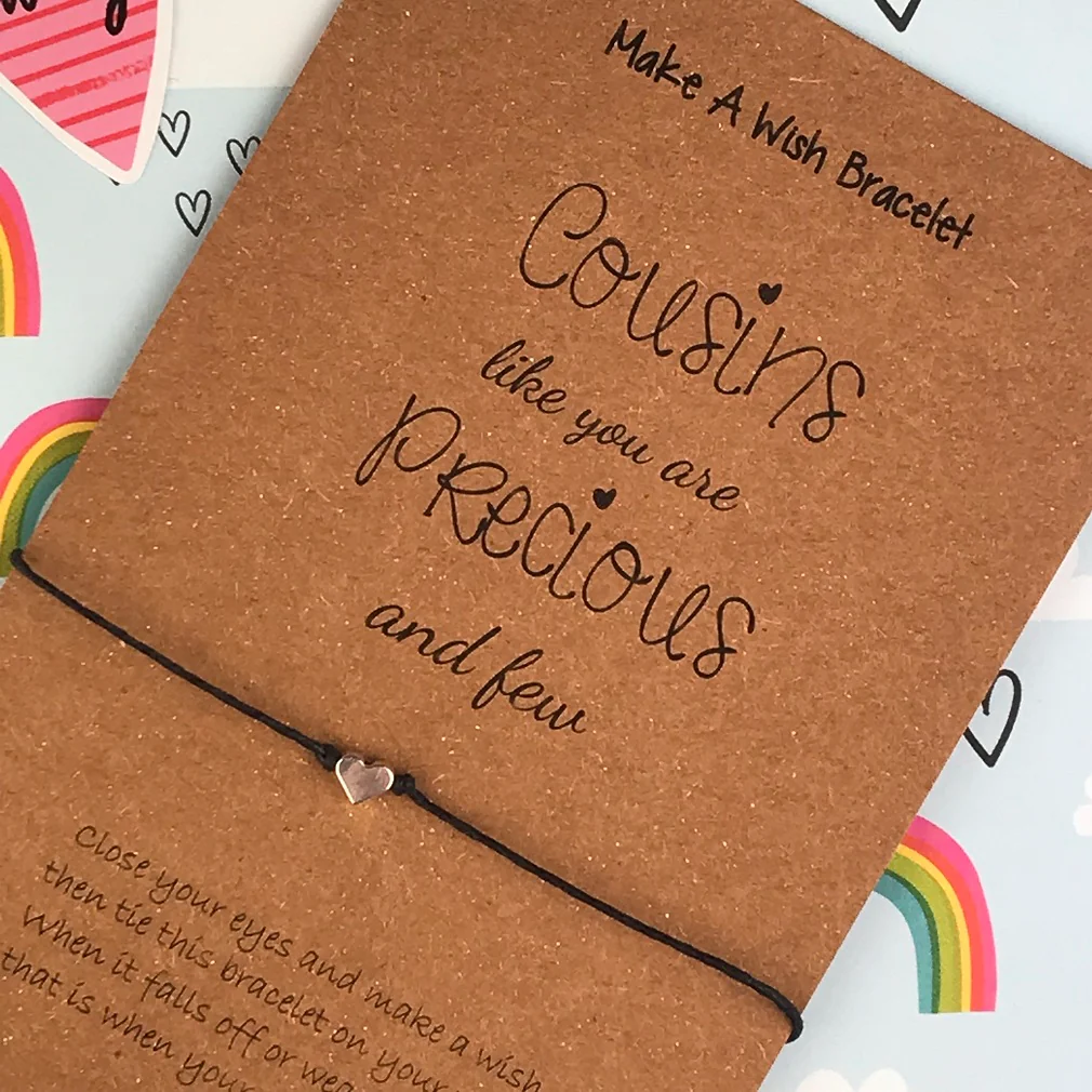 Cousins Like You Are Precious And Few - Wish Bracelet - Image 6