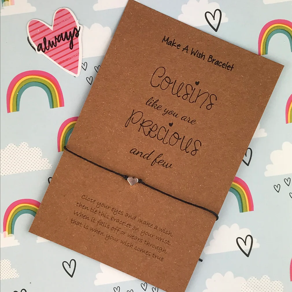 Cousins Like You Are Precious And Few - Wish Bracelet - Image 7