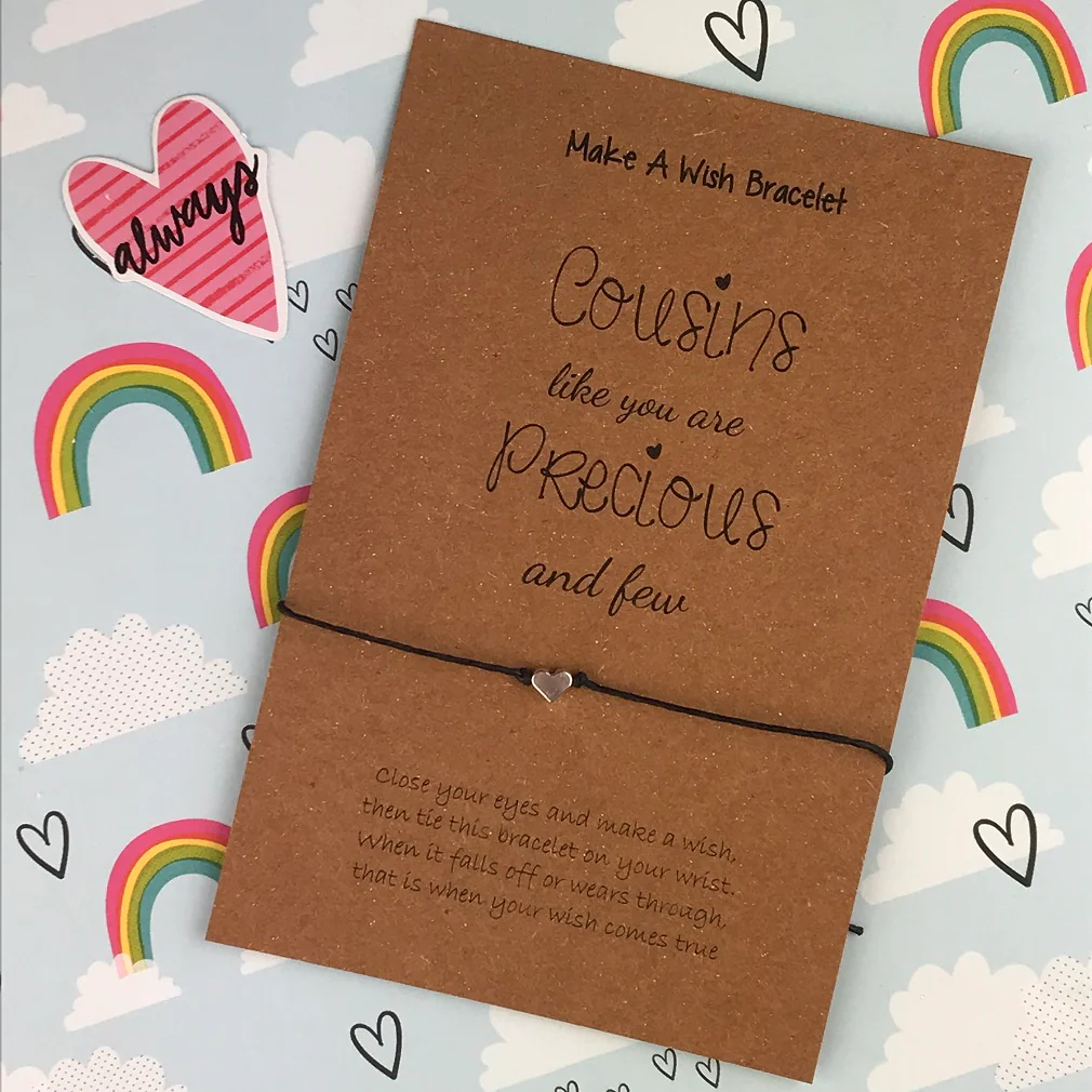 Cousins Like You Are Precious And Few - Wish Bracelet - Image 8