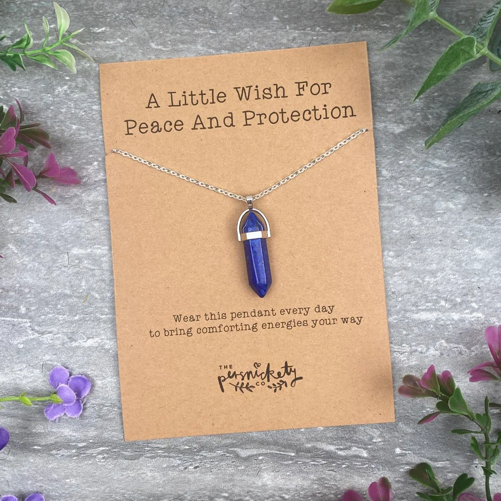 Crystal Necklace - A Little Wish For Peace And Protection - Image 10