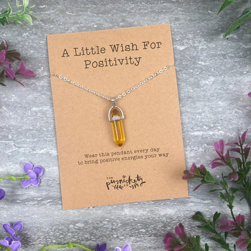 Crystal Necklace - A Little Wish For Positivity