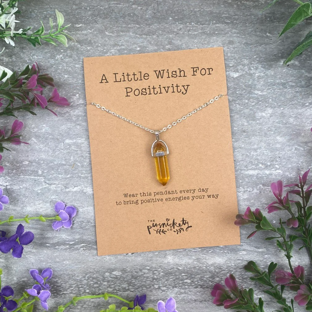 Crystal Necklace - A Little Wish For Positivity - Image 6