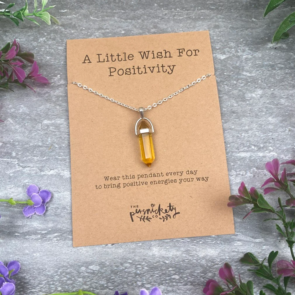 Crystal Necklace - A Little Wish For Positivity - Image 8