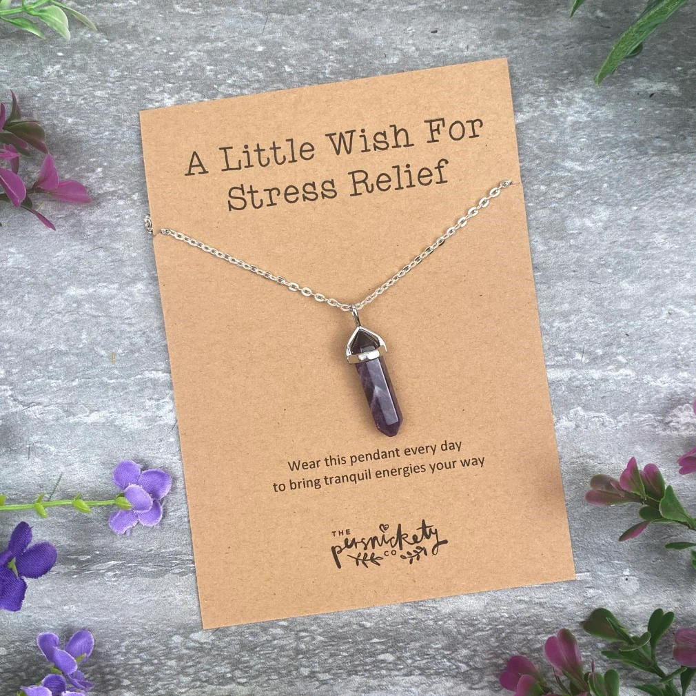 Crystal Necklace - A Little Wish For Stress Relief