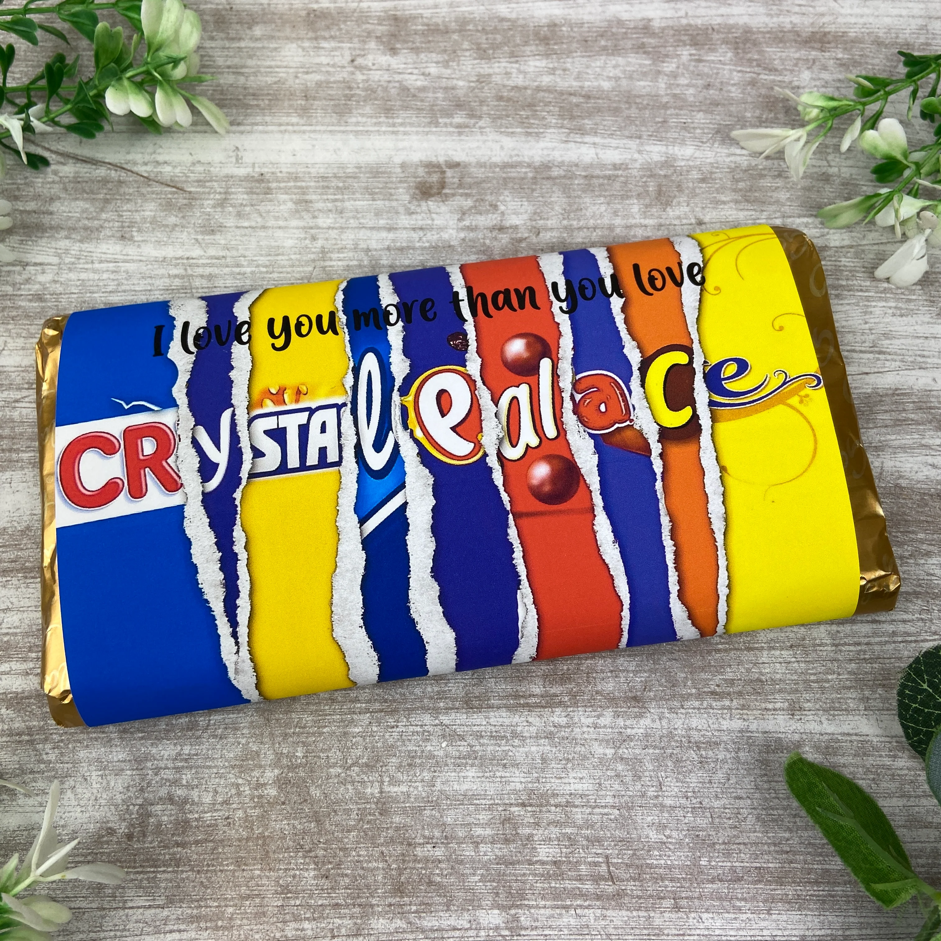 Crystal Palace Chocolate Bar - I Love You More Than... - Image 2