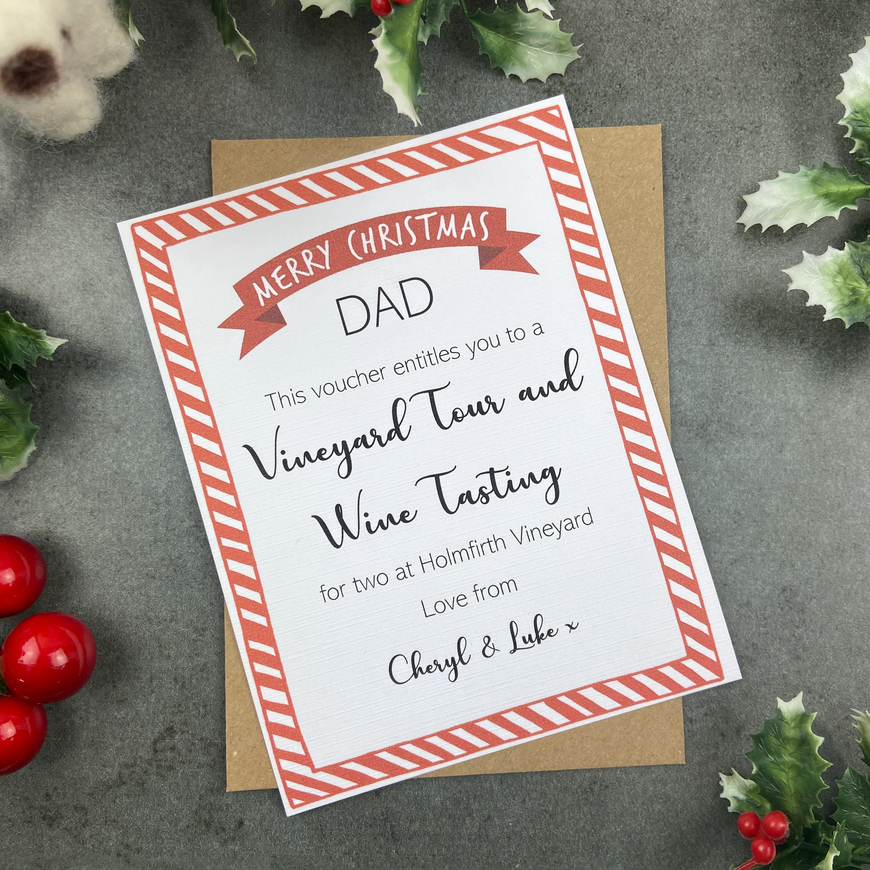 Custom Christmas Gift Voucher