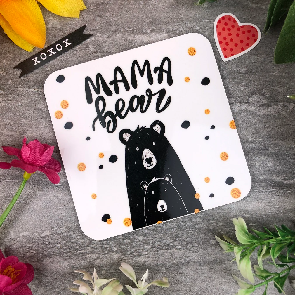 Cute Mama Bear Coaster - Image 10