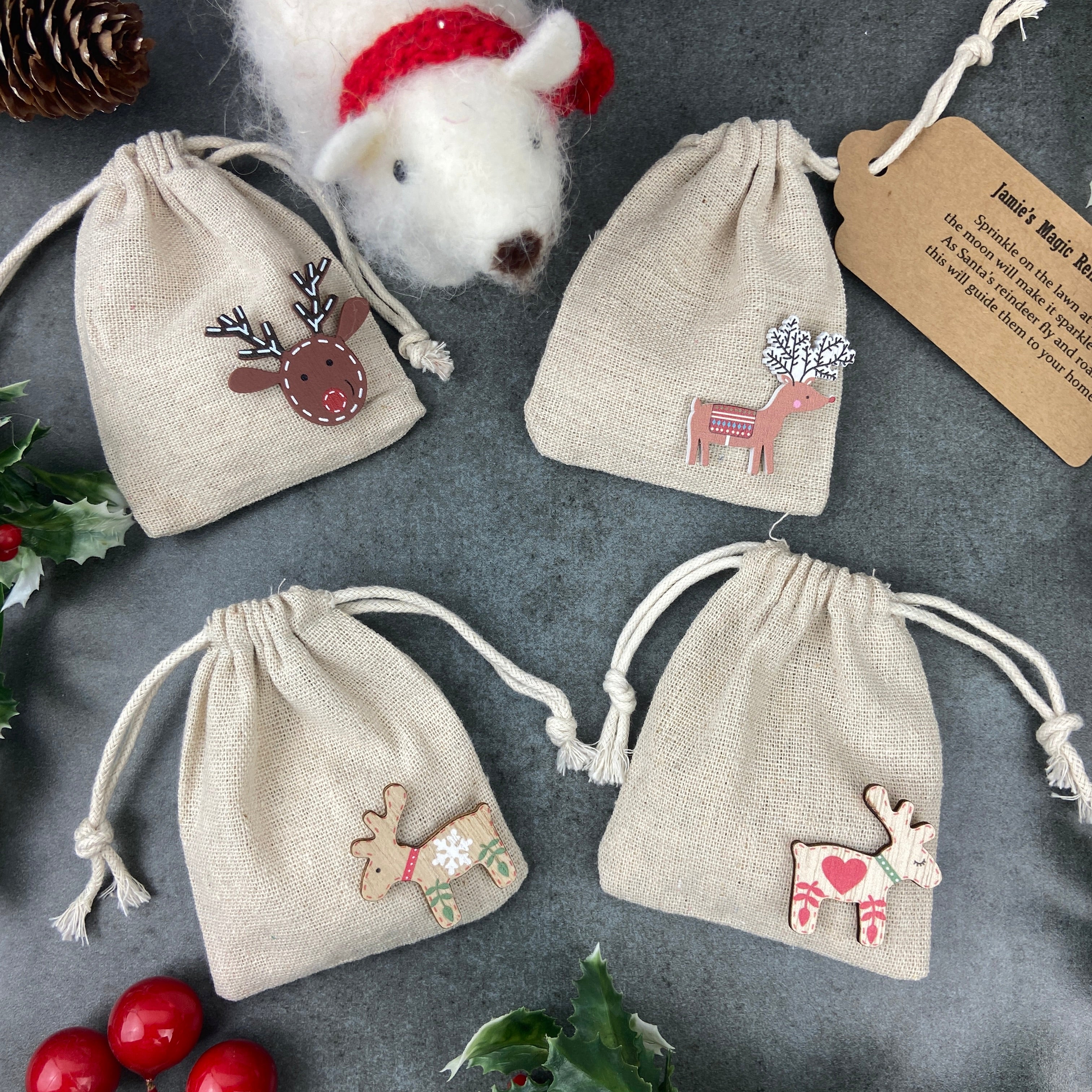 Cute Reindeer Food Bag - Image 10
