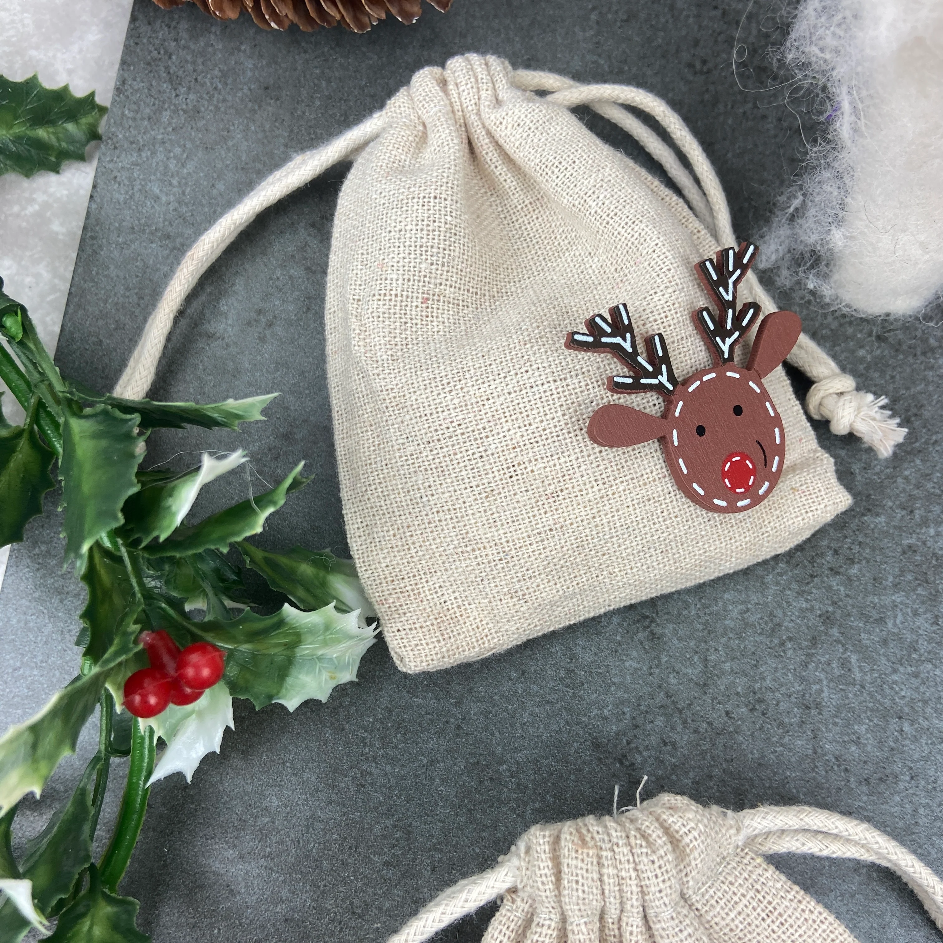 Cute Reindeer Food Bag - Image 2