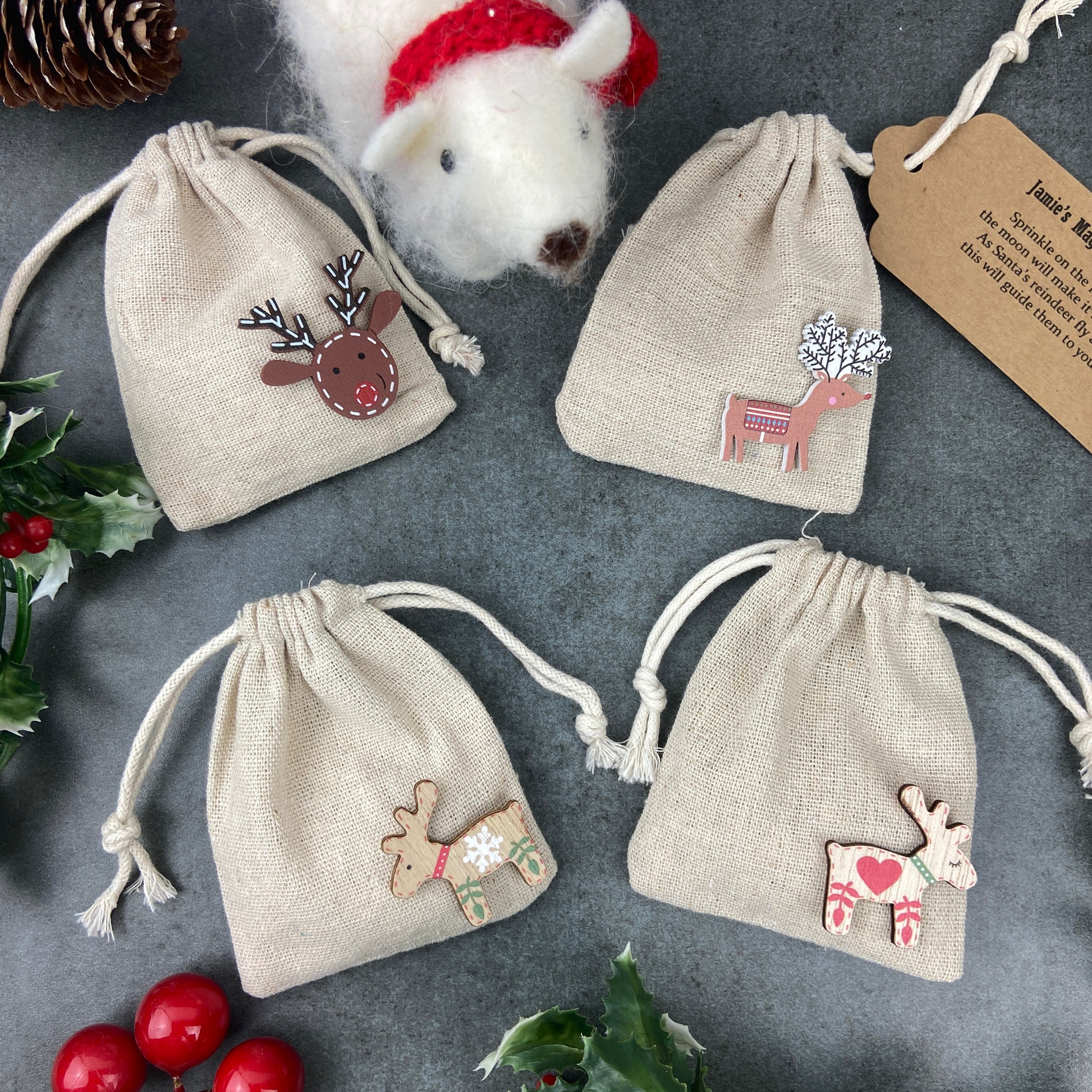 Cute Reindeer Food Bag - Image 8