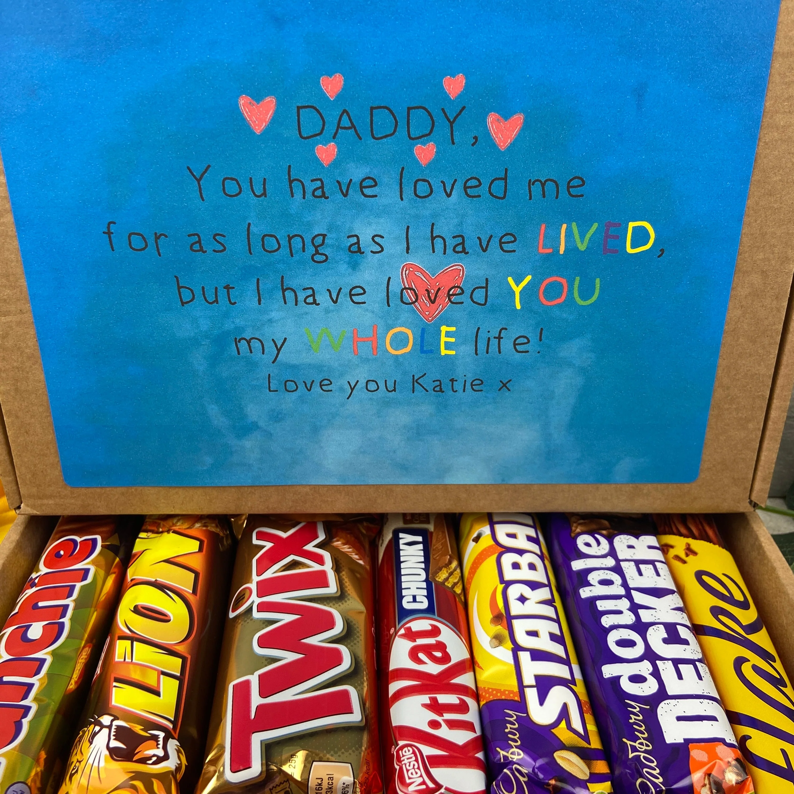 Daddy I Have Loved You My Entire Life Personalised Chocolate Box (Copy) - Image 2