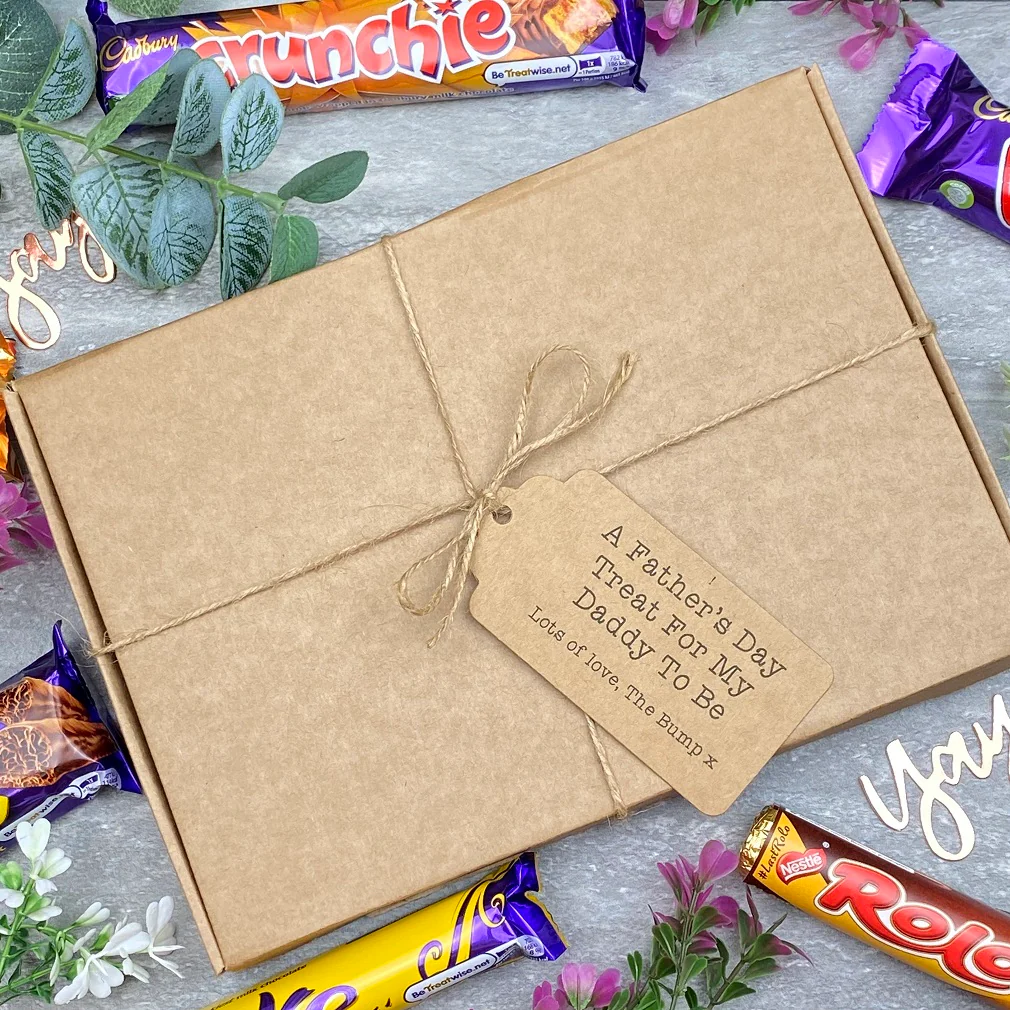 Daddy To Be Father's Day - Personalised Chocolate Gift Box