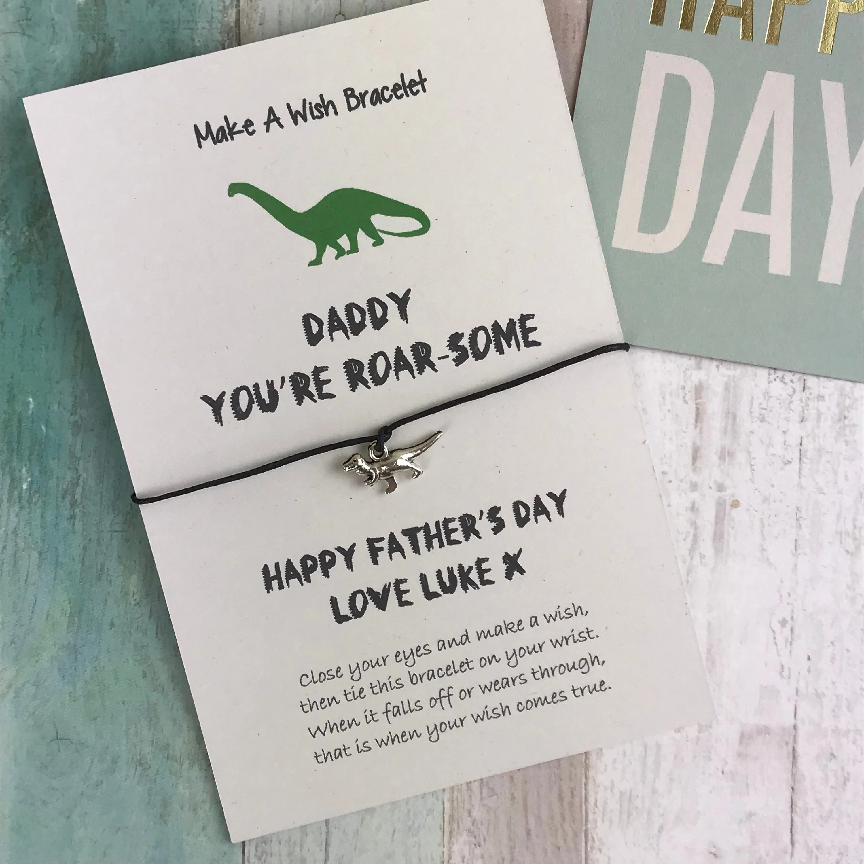 Daddy, You're Roar-Some Personalised Bracelet - Image 5