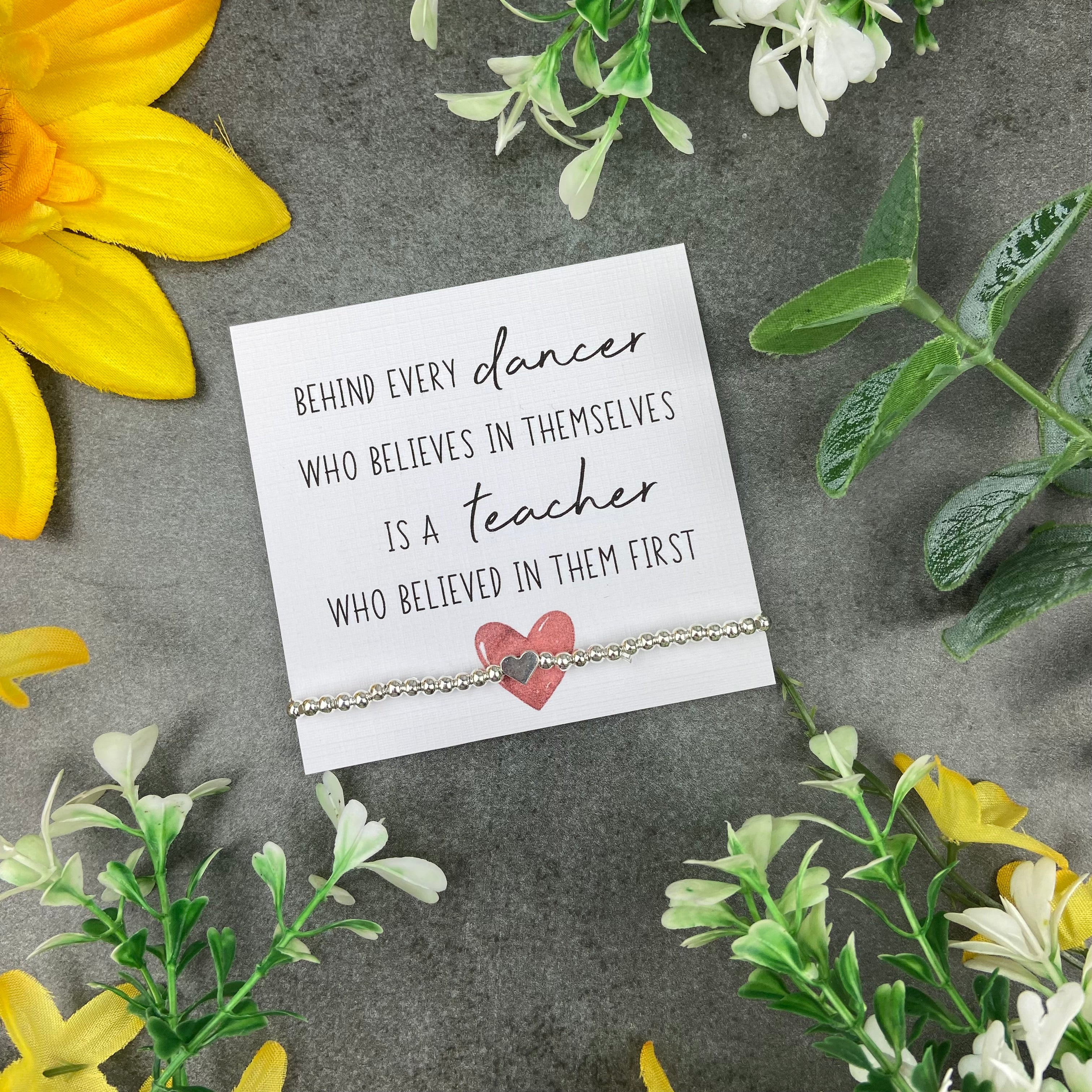 Dance Teacher Gift- Beaded Bracelet