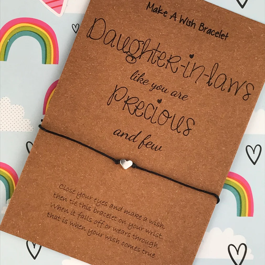 Daughter In Laws Like You Are Precious and Few - Wish Bracelet - Image 3