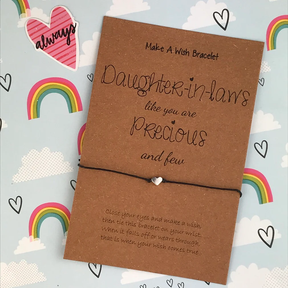 Daughter In Laws Like You Are Precious and Few - Wish Bracelet - Image 5