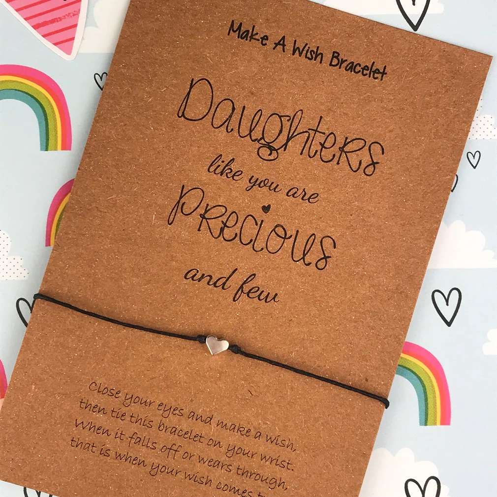 Daughters Like You Are Precious and Few - Wish Bracelet - Image 6