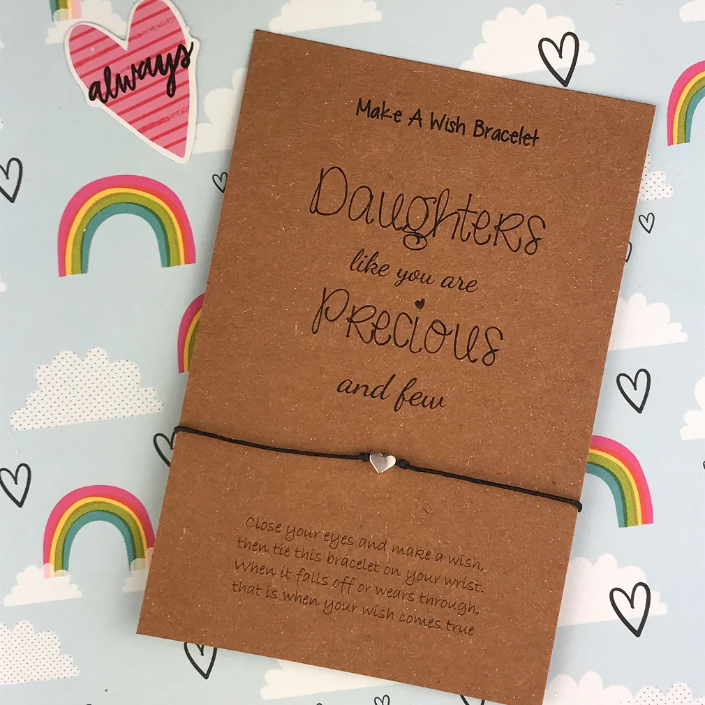Daughters Like You Are Precious and Few - Wish Bracelet - Image 7