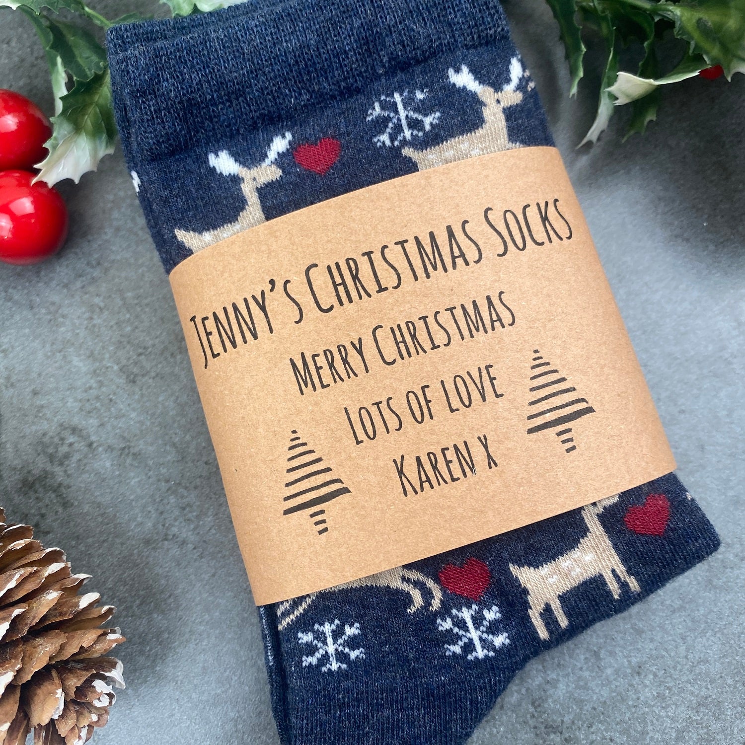 Deer Christmas Socks - Image 4