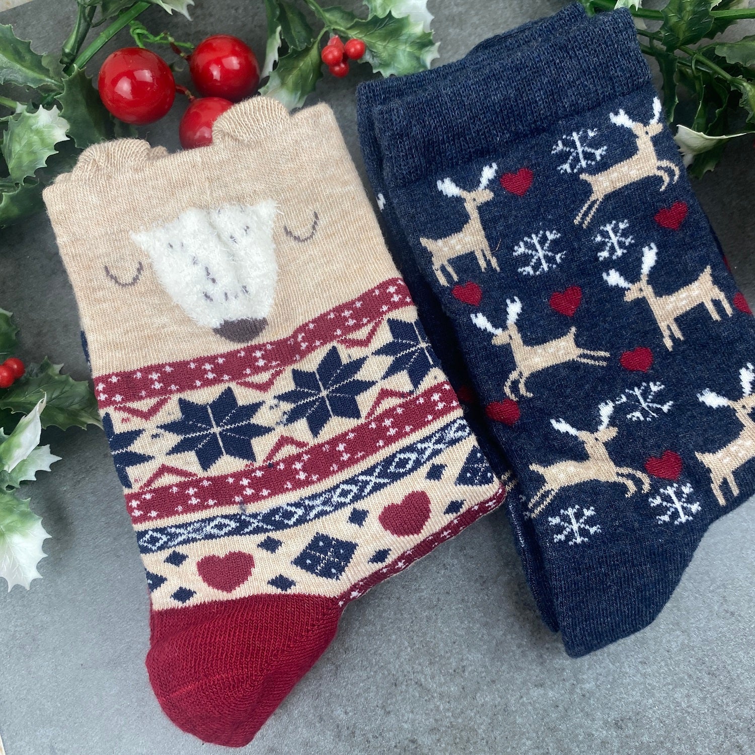 Deer Christmas Socks - Image 9