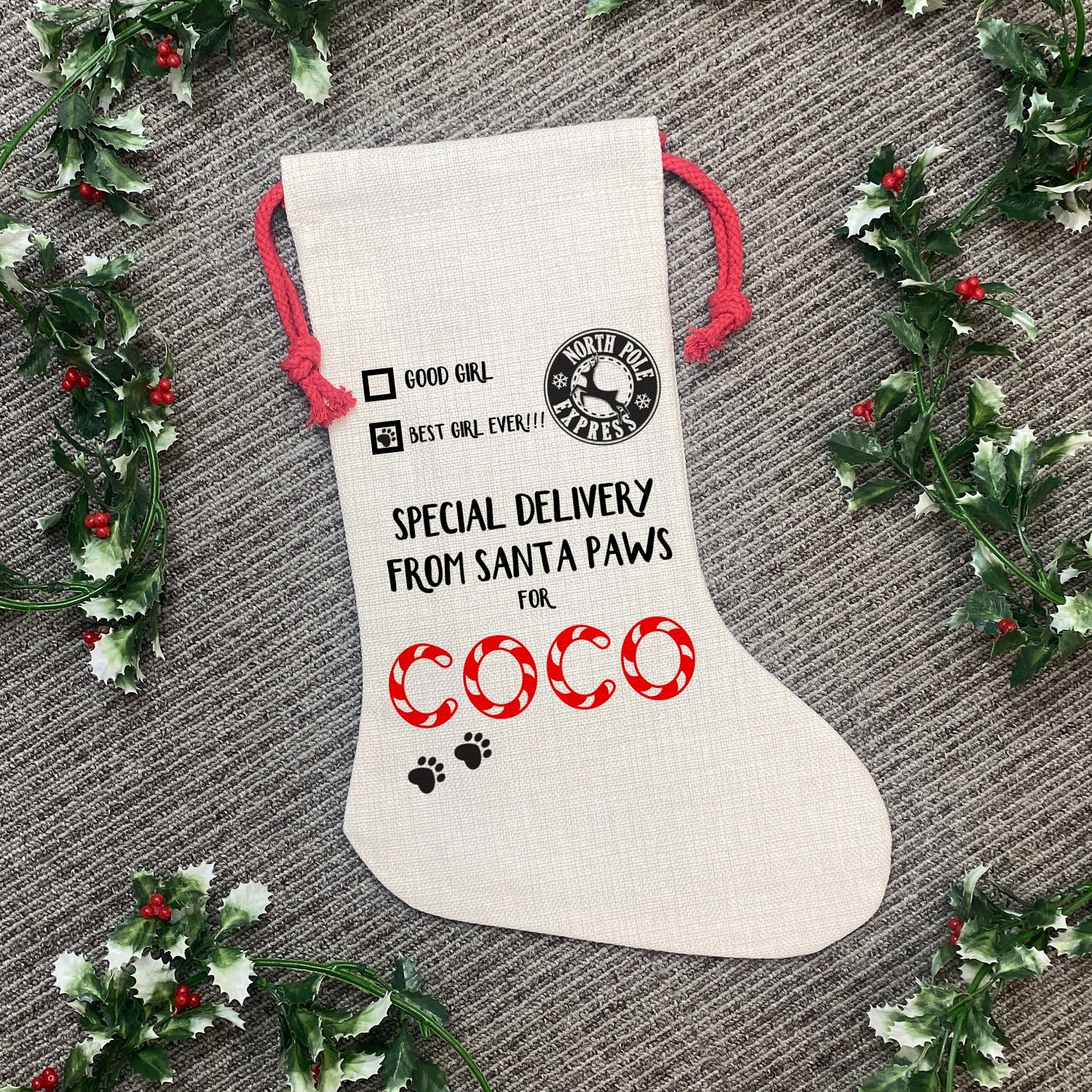 Dog Christmas Stocking