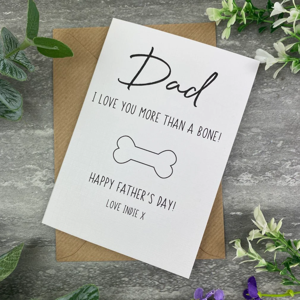 Dog Dad Bone Card - Image 4