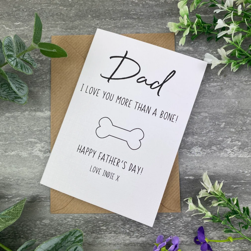 Dog Dad Bone Card - Image 9