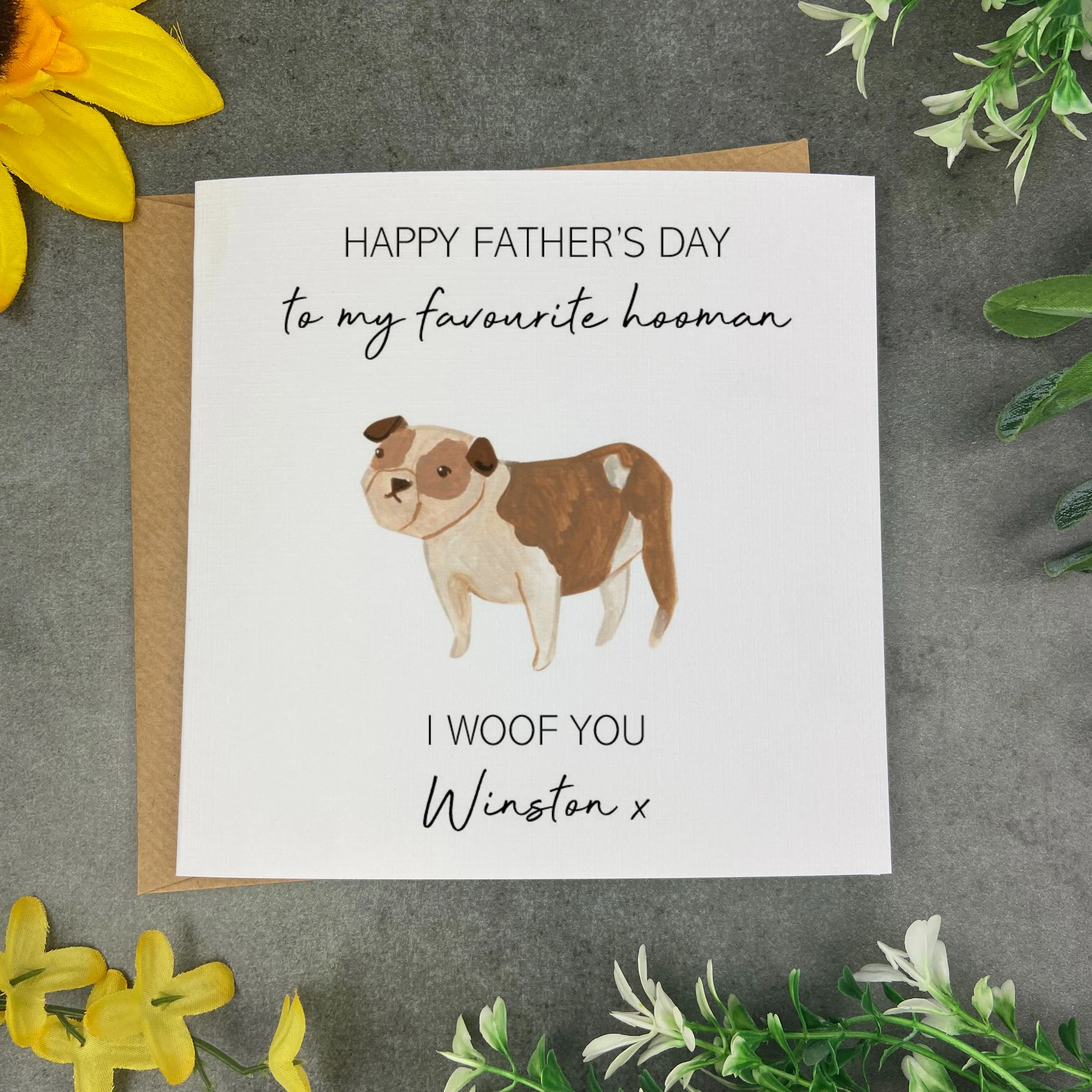 Dog Dad Father's Day Card - 39 Dog Types Available! - Image 5