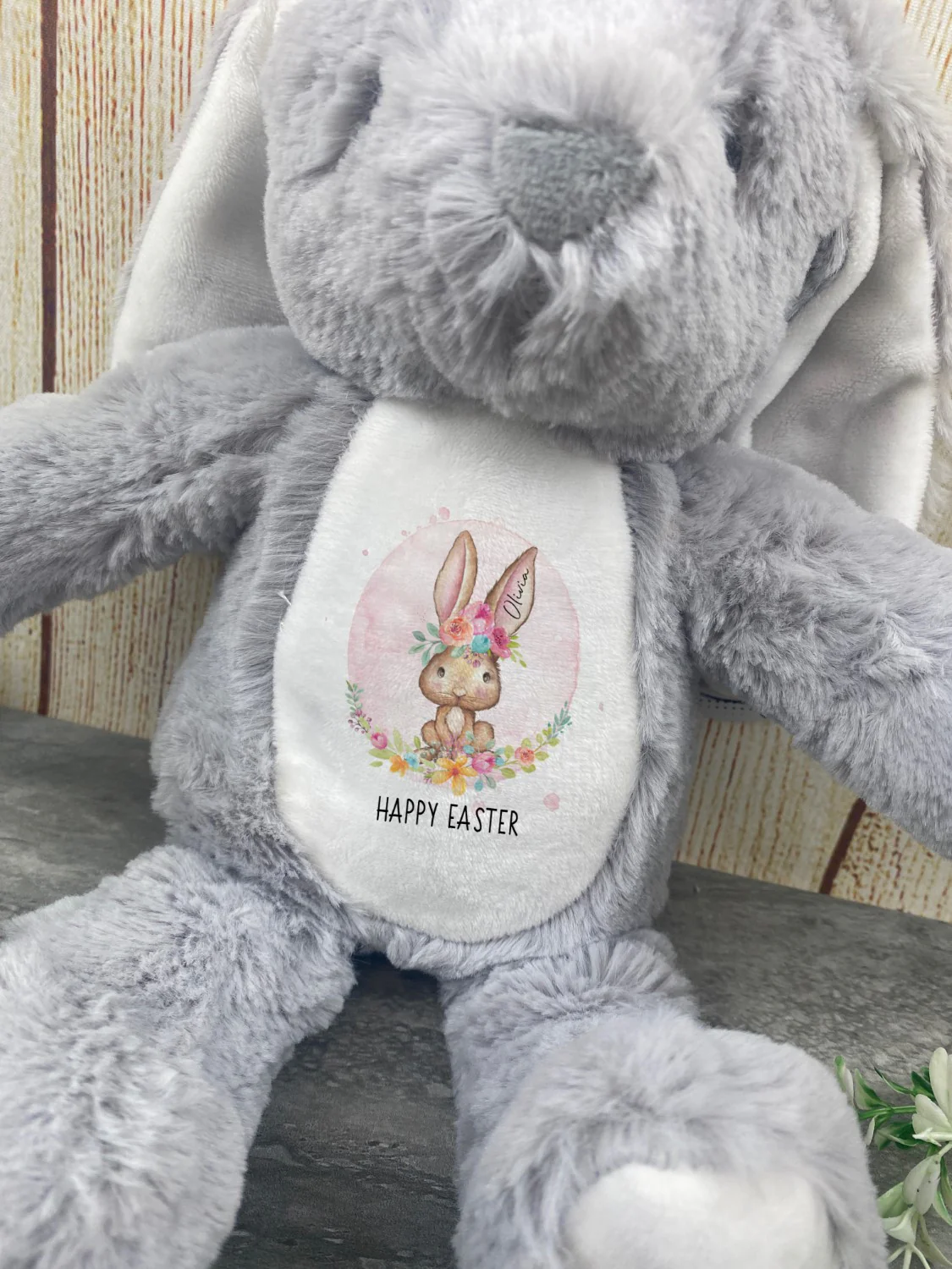 Easter Bunny - Happy Easter Personalised Bunny - Image 2