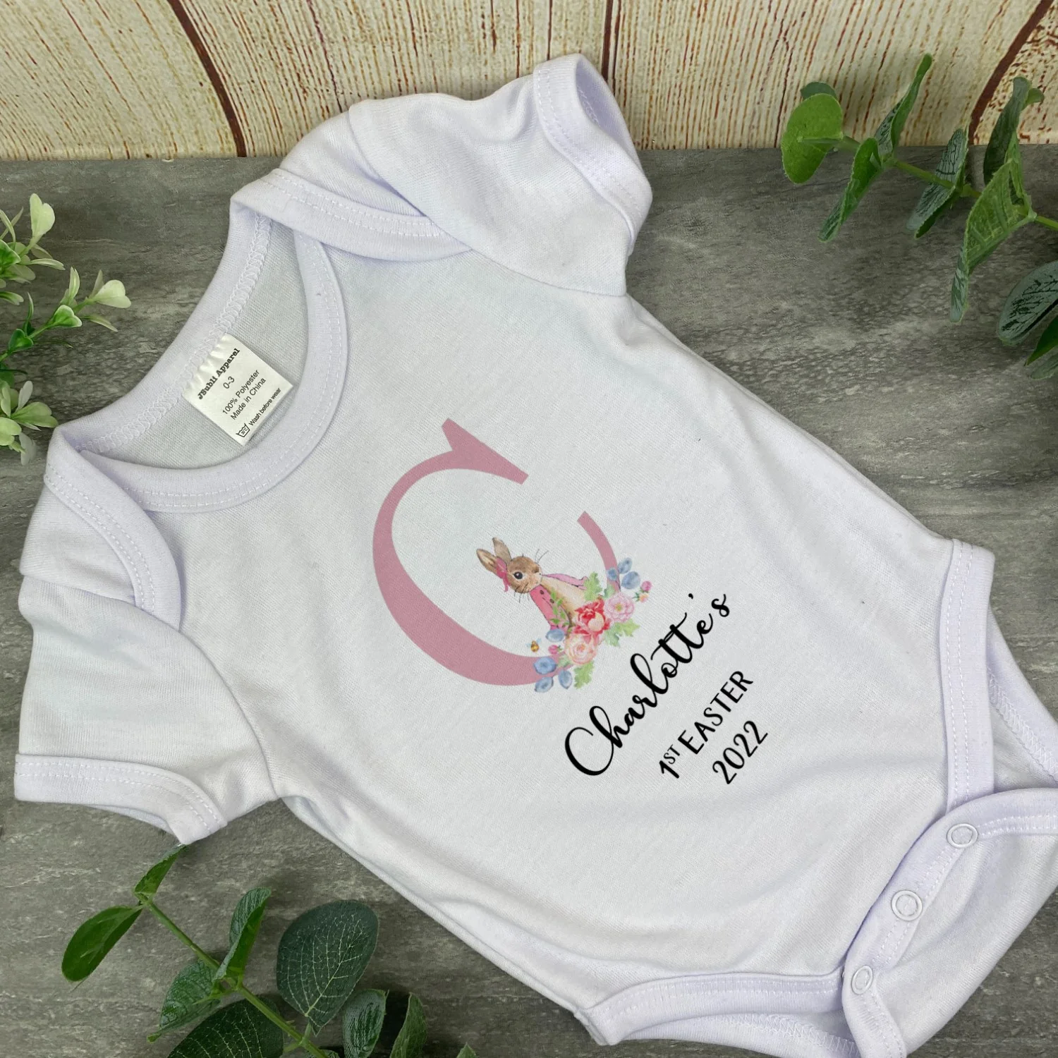 Easter Initial Bib and Vest - Image 12