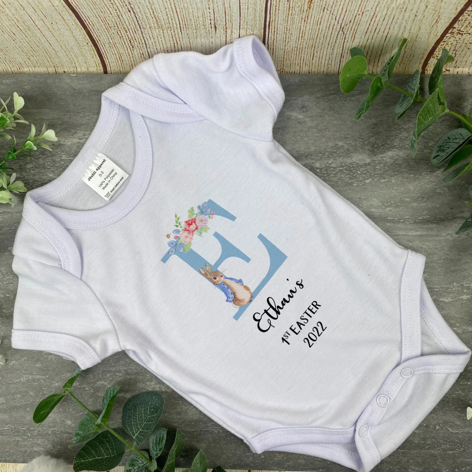 Easter Initial Bib and Vest - Image 5