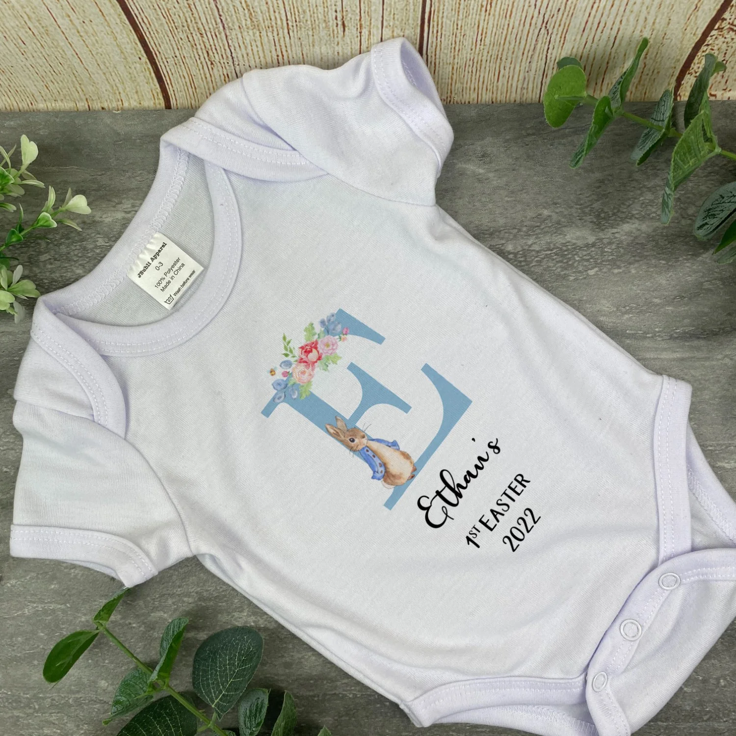 Easter Initial Bib and Vest - Image 6