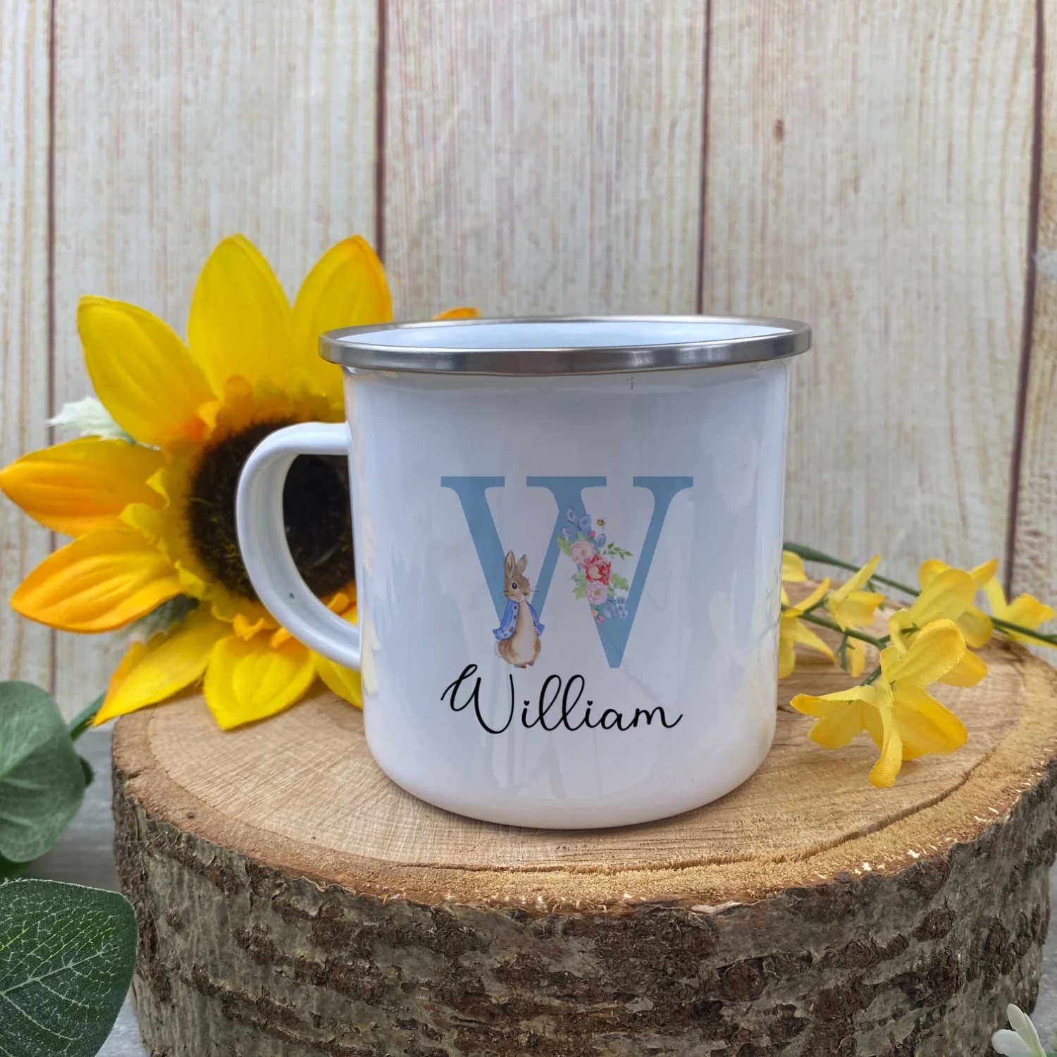 Easter Initial Enamel Mug - Image 2