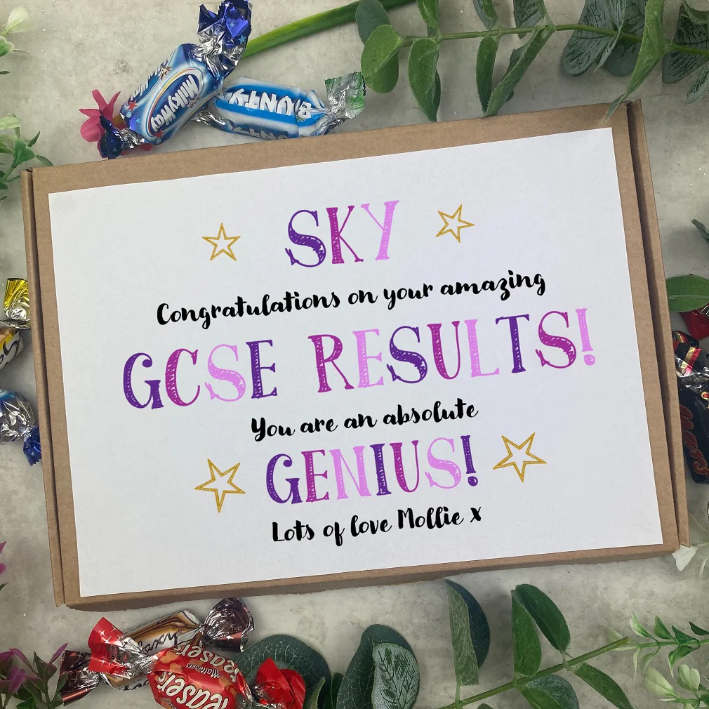 Exam Congratulaions - GCSE Chocolate Box