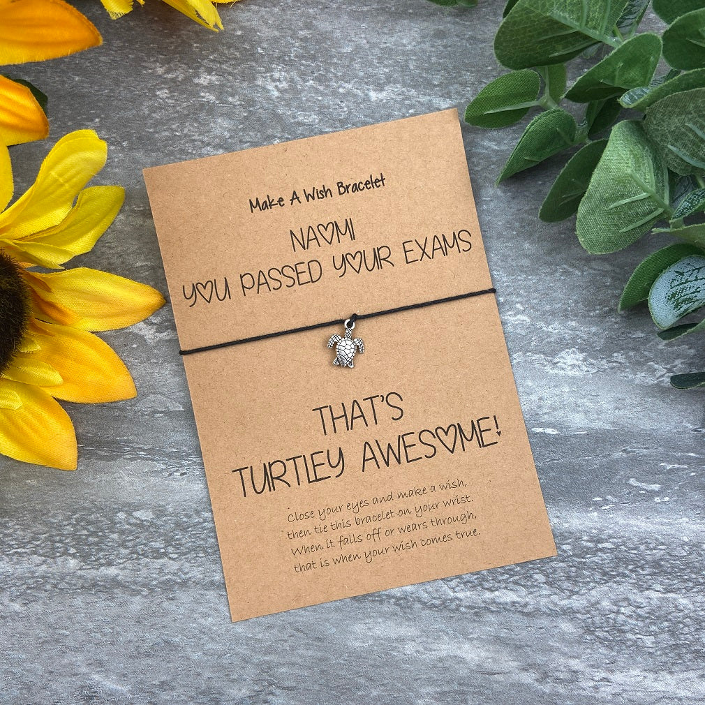 Exam Congratulation - Turtle Wish Bracelet - Image 2
