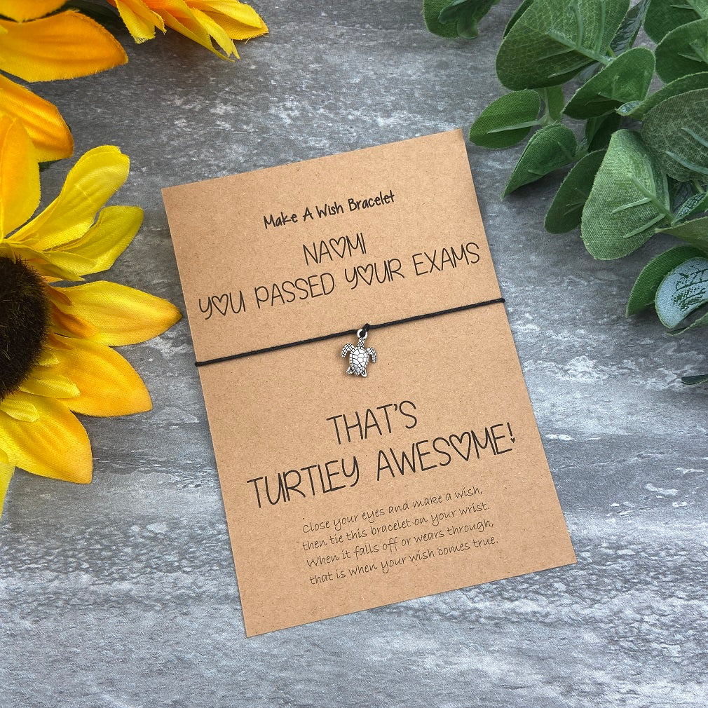 Exam Congratulation - Turtle Wish Bracelet - Image 3