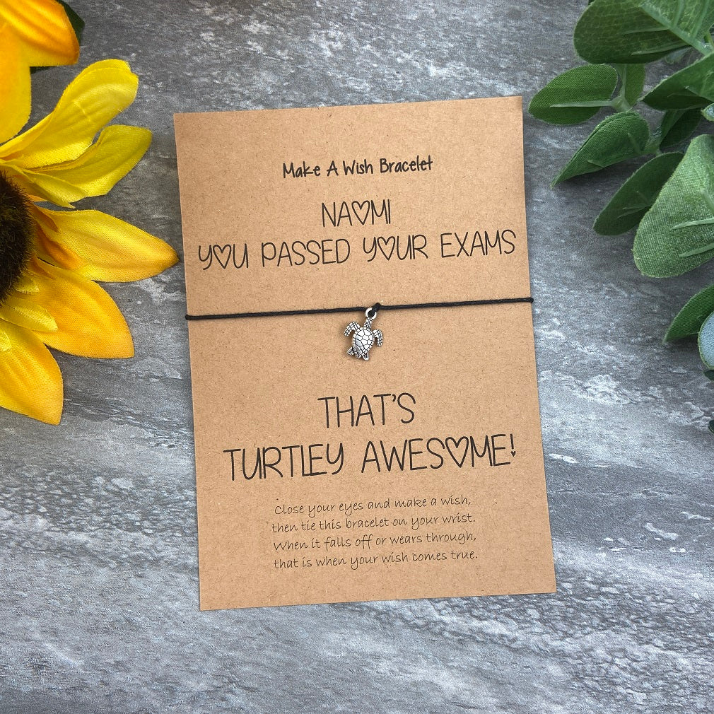 Exam Congratulation - Turtle Wish Bracelet - Image 5