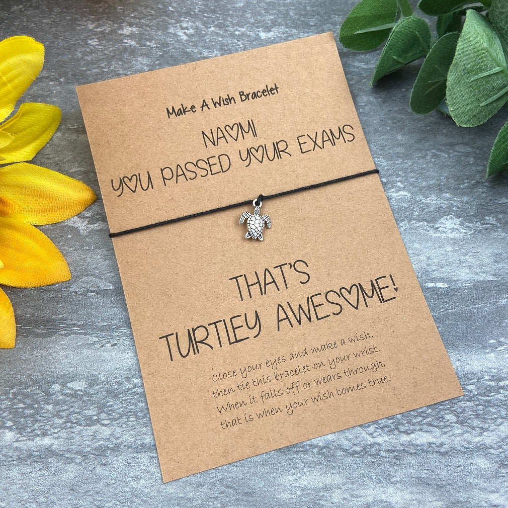 Exam Congratulation - Turtle Wish Bracelet - Image 7