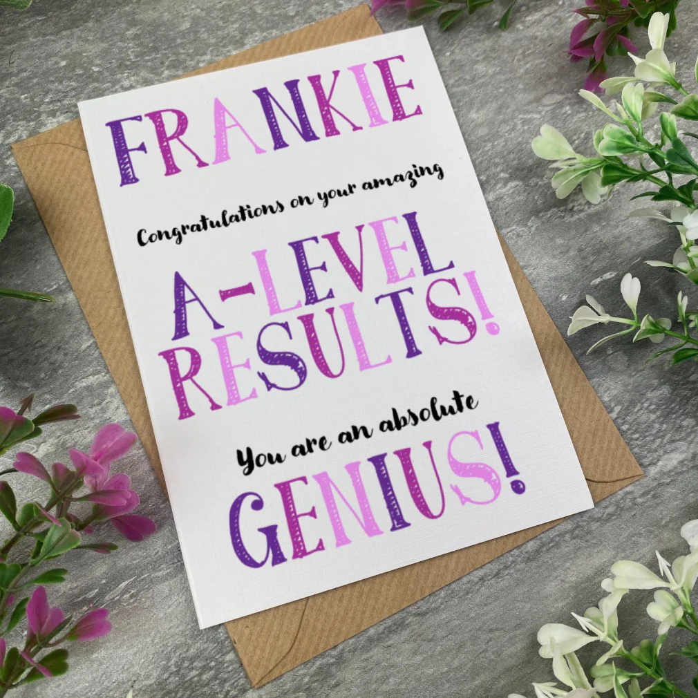 Exam Congratulations Card - A Level - Image 3