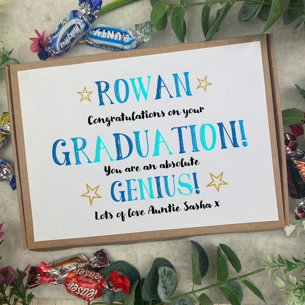 Exam Congratulations - Graduation Chocolate Box