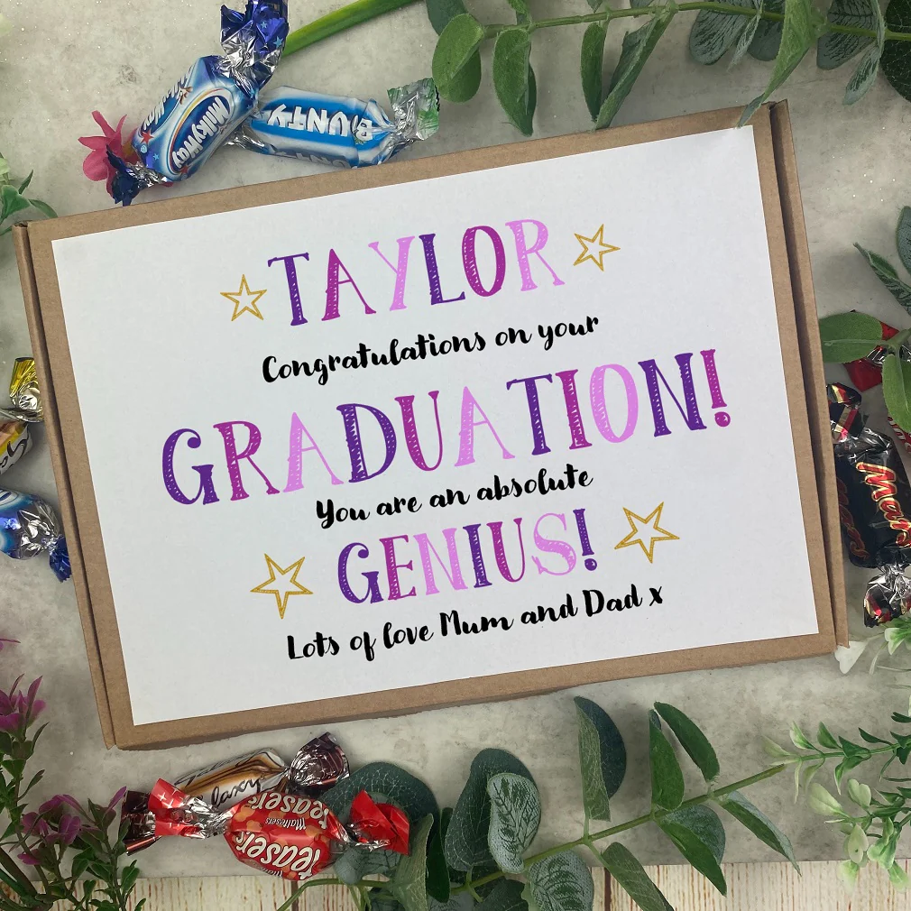 Exam Congratulations - Graduation Chocolate Box - Purple - Image 8