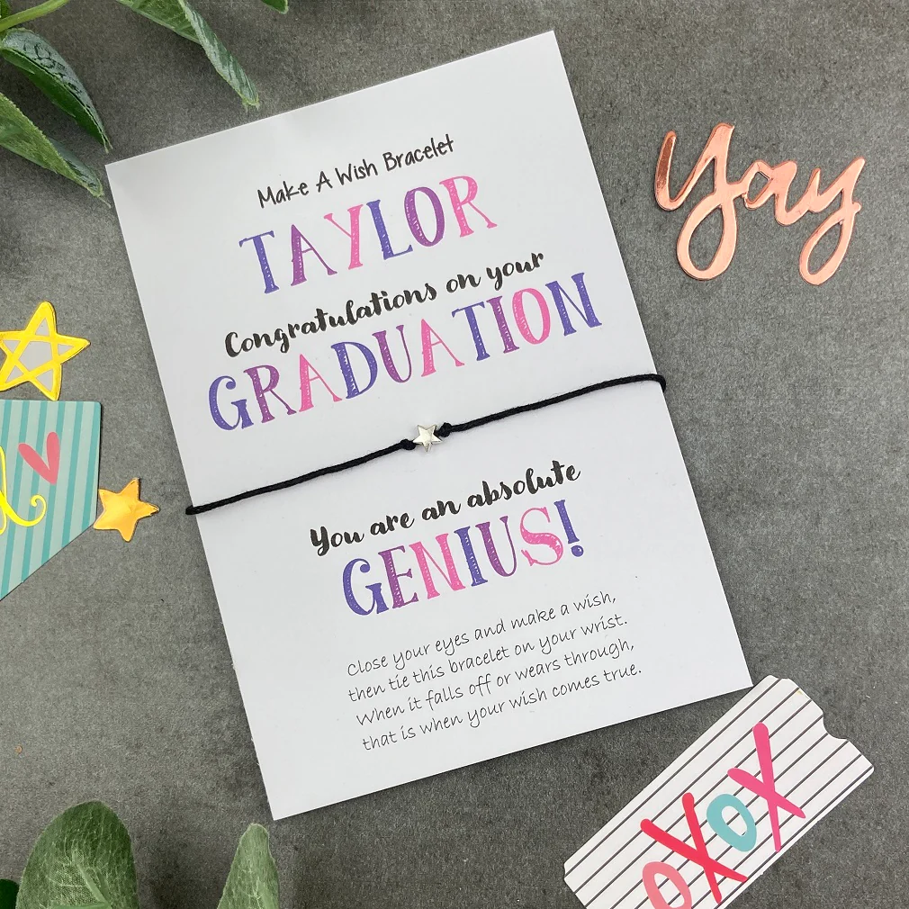 Exam Congratulations - Graduation Star Wish Bracelet - Image 10