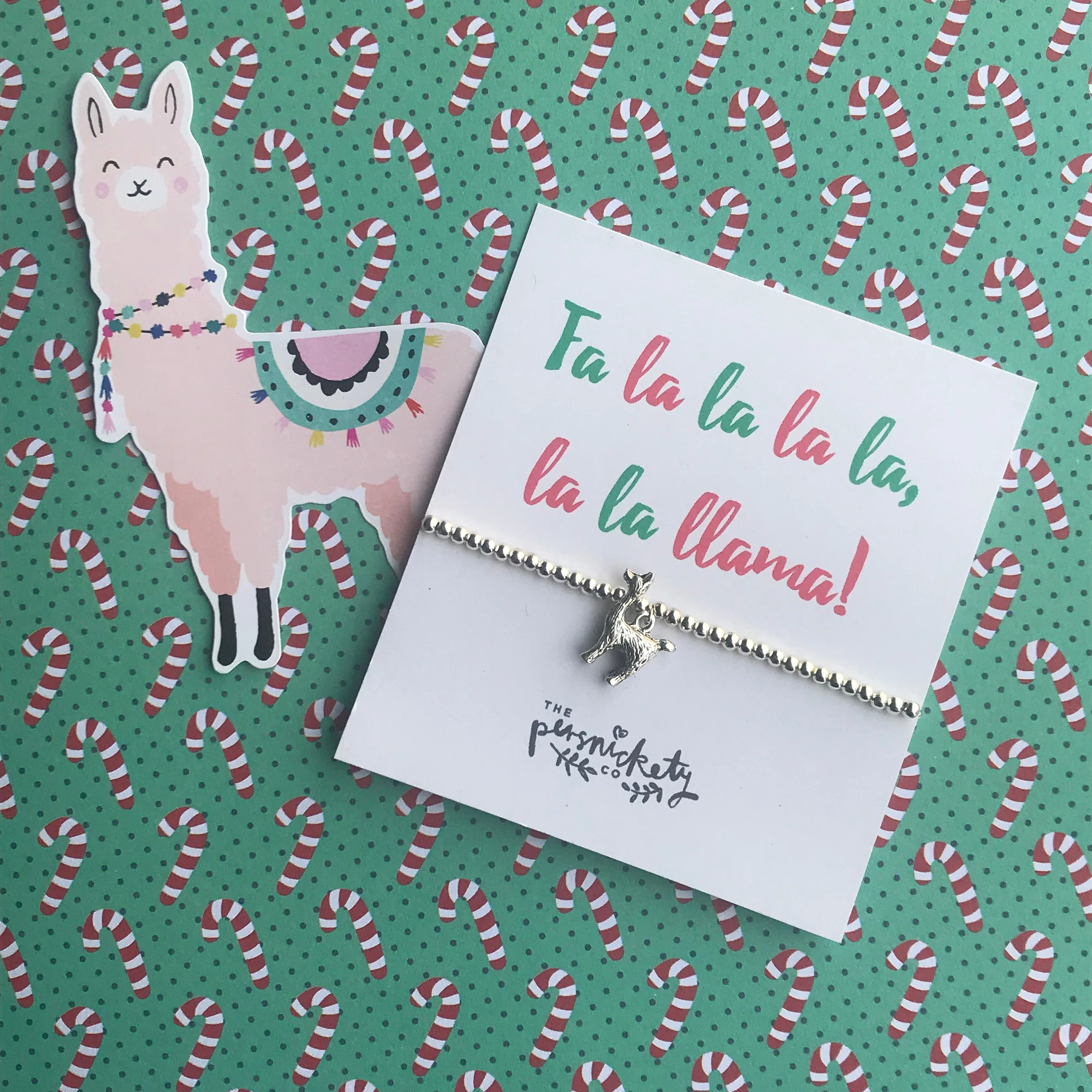 Fa la la la la la la llama Bracelet