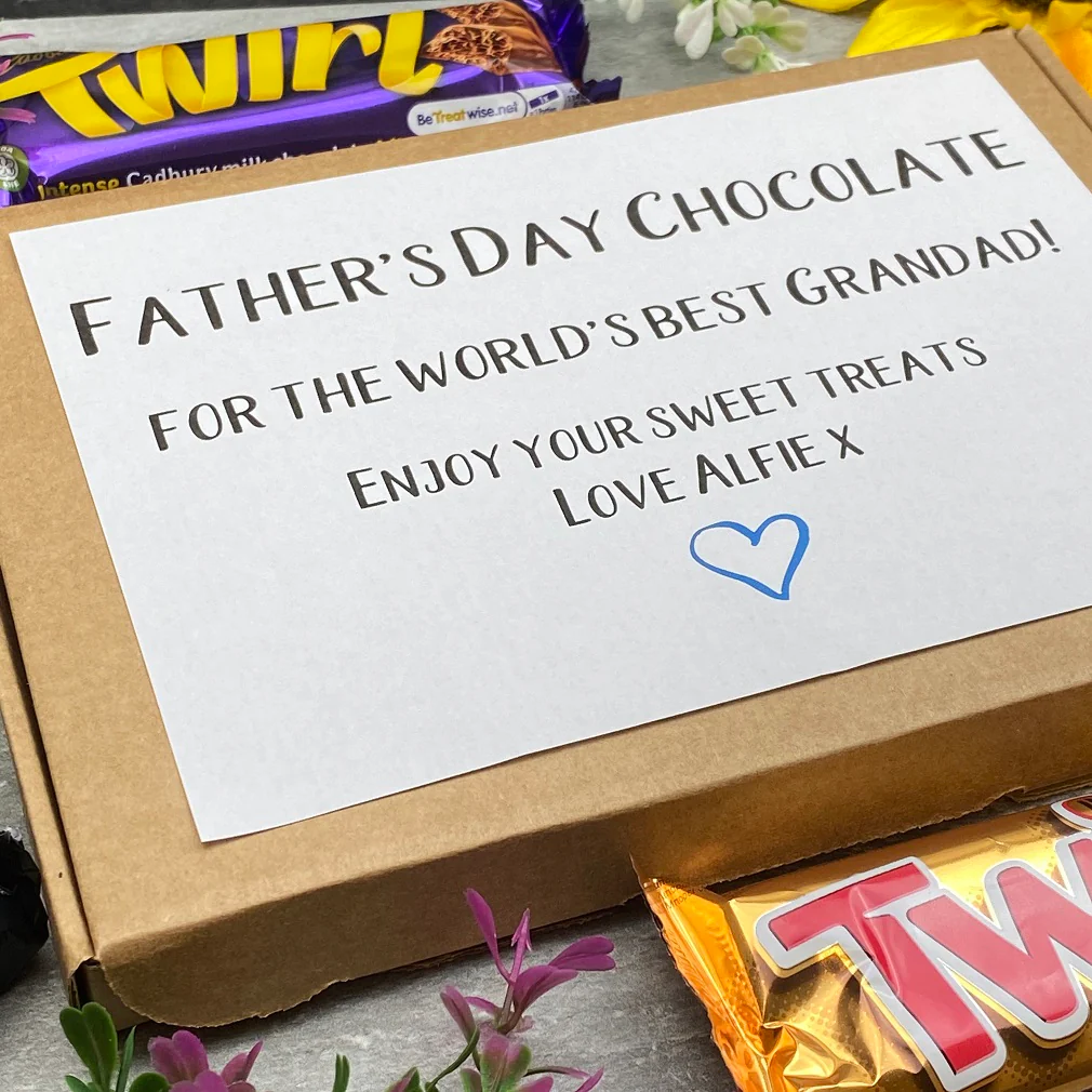 Father's Day Chocolate For The Worlds Best Grandad/Dad - Image 4